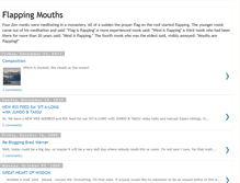 Tablet Screenshot of flappingmouths.blogspot.com