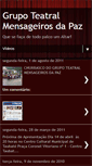 Mobile Screenshot of grupoteatralmensageirosdapaz.blogspot.com