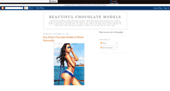 Desktop Screenshot of beautiful-chocolate-models.blogspot.com