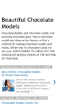 Mobile Screenshot of beautiful-chocolate-models.blogspot.com