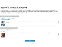 Tablet Screenshot of beautiful-chocolate-models.blogspot.com