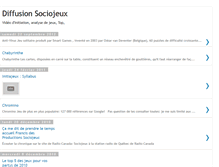 Tablet Screenshot of diffusionsociojeux.blogspot.com