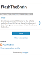 Mobile Screenshot of flashthebrain.blogspot.com