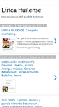Mobile Screenshot of liricahuilense.blogspot.com