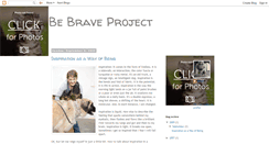 Desktop Screenshot of bebraveproject.blogspot.com