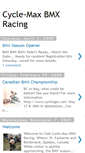 Mobile Screenshot of cyclemaxracing.blogspot.com