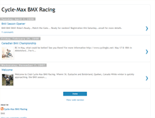 Tablet Screenshot of cyclemaxracing.blogspot.com