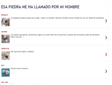 Tablet Screenshot of esapiedramehallamadoporminombre.blogspot.com