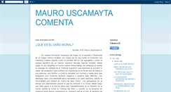 Desktop Screenshot of mauro-comenta.blogspot.com