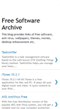 Mobile Screenshot of free-software-archive.blogspot.com