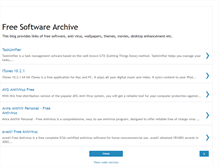 Tablet Screenshot of free-software-archive.blogspot.com