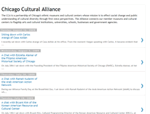 Tablet Screenshot of chicagoculturalalliance.blogspot.com