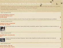 Tablet Screenshot of cronicaescolar.blogspot.com