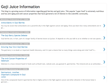 Tablet Screenshot of gojijuiceinfo.blogspot.com