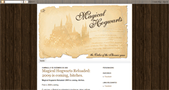 Desktop Screenshot of magical-hogwarts.blogspot.com