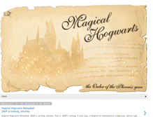 Tablet Screenshot of magical-hogwarts.blogspot.com