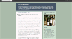 Desktop Screenshot of ilovetowine.blogspot.com