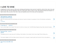 Tablet Screenshot of ilovetowine.blogspot.com