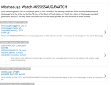 Tablet Screenshot of mississaugawatch.blogspot.com