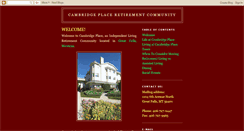 Desktop Screenshot of cambridgeplace.blogspot.com