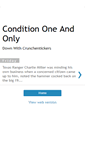 Mobile Screenshot of conditiononeandonly.blogspot.com