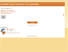 Tablet Screenshot of donaldduckcartoons.blogspot.com