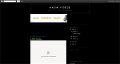 Desktop Screenshot of magikvideos.blogspot.com