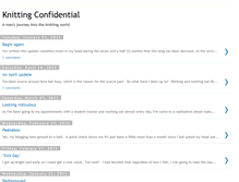 Tablet Screenshot of knittingconfidential.blogspot.com
