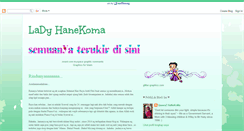 Desktop Screenshot of ladyhanekoma.blogspot.com