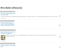 Tablet Screenshot of binabadan-malaysia.blogspot.com