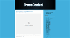 Desktop Screenshot of brasscentral.blogspot.com