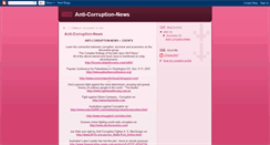 Desktop Screenshot of anti-corruption-news.blogspot.com