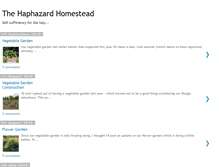 Tablet Screenshot of haphazardhomestead.blogspot.com
