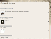 Tablet Screenshot of flotsamjet.blogspot.com