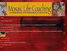 Tablet Screenshot of mosaic-life-coaching.blogspot.com