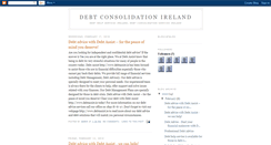 Desktop Screenshot of debtconsolidationireland.blogspot.com