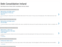 Tablet Screenshot of debtconsolidationireland.blogspot.com