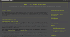 Desktop Screenshot of harvestrockfordlifegroups.blogspot.com