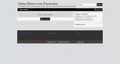 Desktop Screenshot of ganadineroconencuestasblogs.blogspot.com