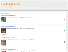 Tablet Screenshot of jualkomiklama.blogspot.com