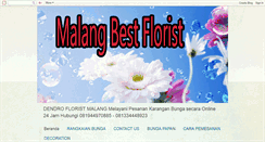 Desktop Screenshot of floristmalang.blogspot.com