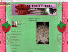 Tablet Screenshot of labonnefourchette.blogspot.com