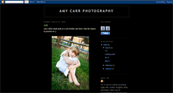 Desktop Screenshot of amycarrphotography.blogspot.com