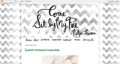 Desktop Screenshot of comesitbymyfire.blogspot.com