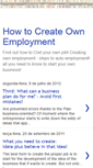 Mobile Screenshot of createownemployment.blogspot.com