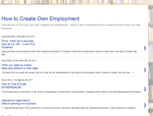 Tablet Screenshot of createownemployment.blogspot.com