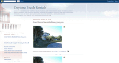 Desktop Screenshot of daytonabeachrentals.blogspot.com