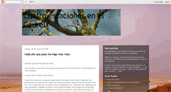 Desktop Screenshot of cuatroestacionesenelcaurel.blogspot.com