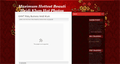 Desktop Screenshot of heidiklumhotphotos.blogspot.com