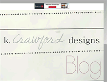 Tablet Screenshot of kcrawforddesigns.blogspot.com